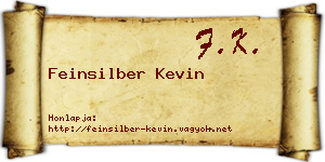 Feinsilber Kevin névjegykártya